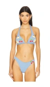 Capittana Atira Vichy Fruits Bikini Top