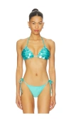 Capittana Bea Shell Top In Blue