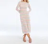 CAPITTANA BRUNELLA STRIPES KNITTED DRESS IN MULTI