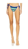 Capittana Cuba Bikini Bottom In Blue Yellow