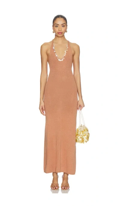Capittana Ignacia Dress In Brown