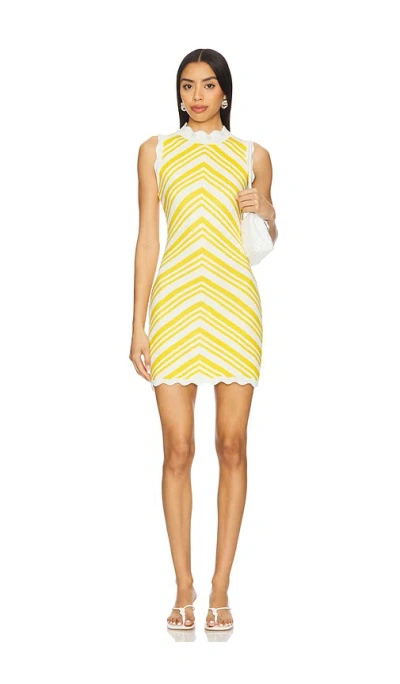 Capittana Isabella Mini Dress In Yellow