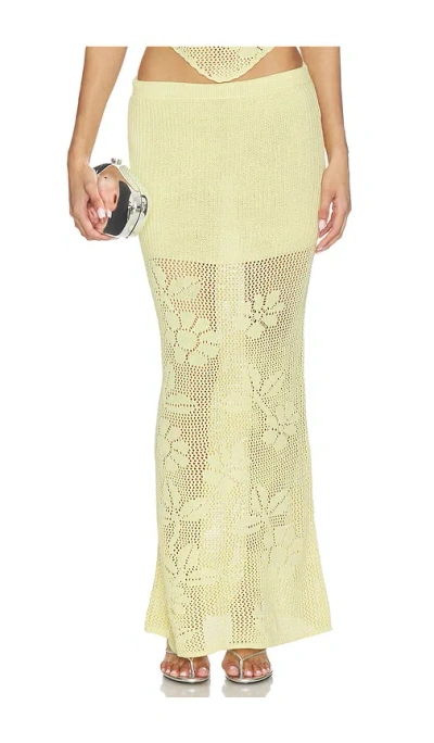Capittana Mallory Skirt In Yellow