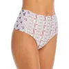 Capittana Peruvian Flower Bottom Womens Printed Polyester Swim Bottom Separates In Multi