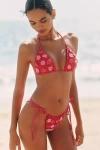 Capittana Raquel Embroidered Bikini Bottoms In Multi
