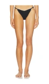 Capittana Rose Bikini Bottom In Black