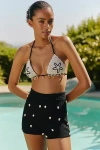Capittana Shell-embellished Knit Shorts
