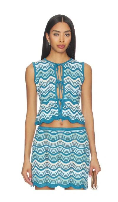 Capittana Sisa Top In Blue