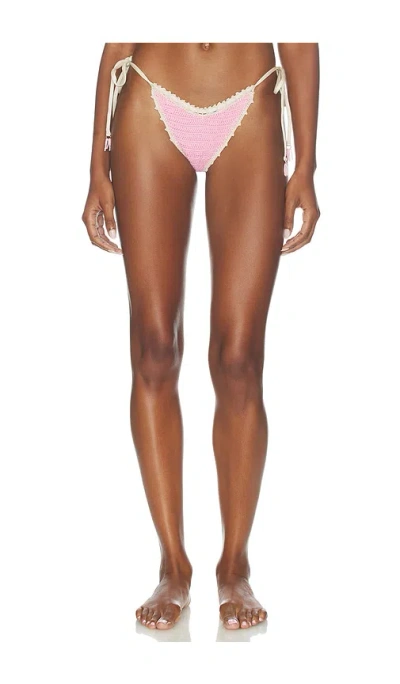 Capittana Trinidad Flower Bottom In Pink