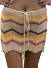 Capittana Women's Mini Skirt In Multi In Multi