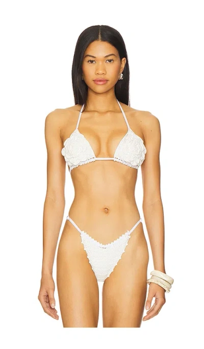 Capittana X Revolve Rose Bikini Top