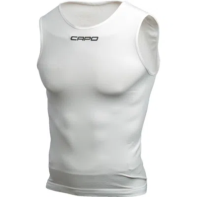 Capo Torino El Sleeveless Base Layer - White
