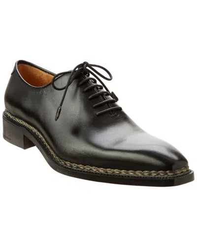 Caporicci Natural Leather Oxford In Black