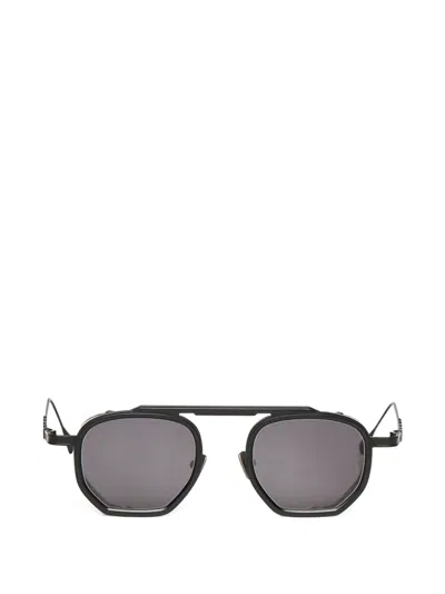 Capote Geometric-frame Sunglasses In Black