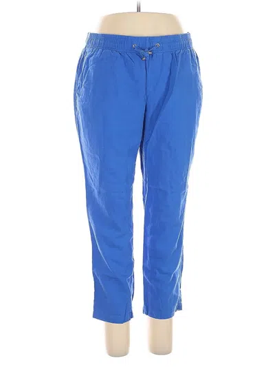 Pre-owned Cappagallo Casual Pants In Blue