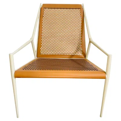 Pre-owned Cappellini Acciaio Lounge Armchair, Manufacturer , Designer Max Lipsey In Brown
