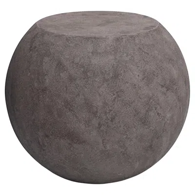 Pre-owned Cappellini Bong Coffee Table In Lava Finish By Giulio  For  In Red