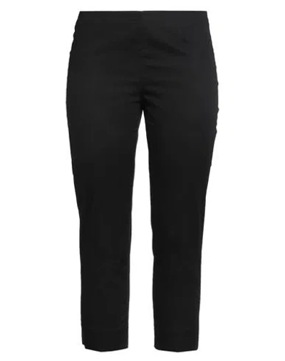Cappellini By Peserico Woman Pants Black Size 12 Cotton, Elastane
