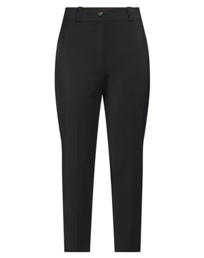 Cappellini By Peserico Woman Pants Black Size 6 Virgin Wool, Elastane