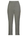 Cappellini By Peserico Woman Pants Military Green Size 12 Cotton, Elastane In Green