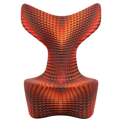 Pre-owned Cappellini Contemporary Design: Drum Chair, By Mac Stopa For Cappelini, 2000s In Brown
