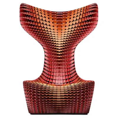Pre-owned Cappellini Drum Large Armchair In Bielastico Color By Mac Stopa For  In Brown