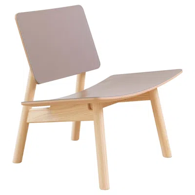 Pre-owned Cappellini Hiroi Small Armchair In Massive Ash Wood By Mat?j Janský & Cyril Dund?ra In Brown