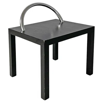 Pre-owned Cappellini Italian Modern Black Wood Coffee Table Ko-ko Shiro Kuramata For , 1986