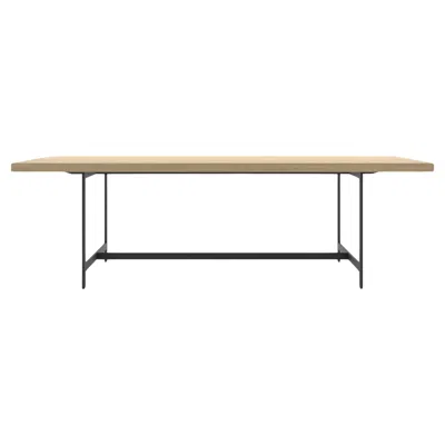 Pre-owned Cappellini Lochness Table In Oak By Piero Lissoni For  In Brown