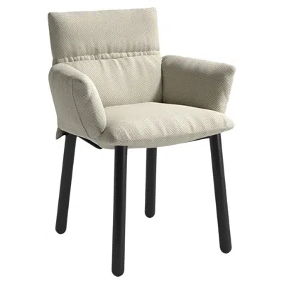 Pre-owned Cappellini Lud'ina Chair In Removable Cover By Patricia Urquiola For  In Brown