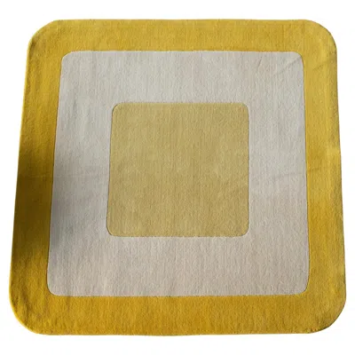 Pre-owned Cappellini Michael Young Yellow Rug 90s Space Age Y2k Style