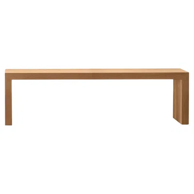 Pre-owned Cappellini Millenium Hope Bench In Oak By Claudio Silvestrin For  In Brown