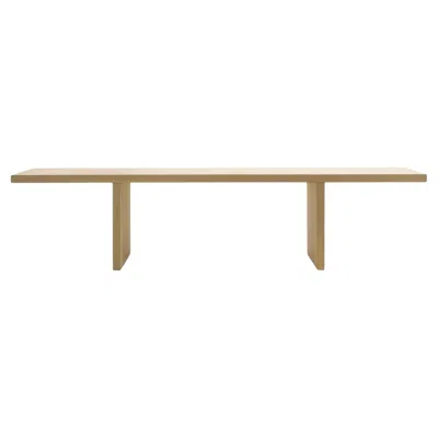Pre-owned Cappellini Millenium Hope Dining/office Table In Oak By Claudio Silvestrin For  In Brown