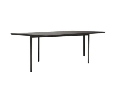 Pre-owned Cappellini Openup Dining Medium Table In Ash By Nik Aelbrecht For  In Brown