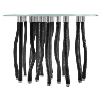 Pre-owned Cappellini Org Coffee Table In Black And Transparent Glass By Fabio Novembre For