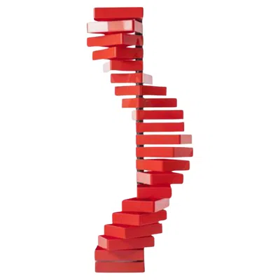 Pre-owned Cappellini Revolving Cabinet By Shiro Kuramata For  In Red