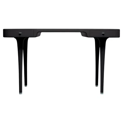 Pre-owned Cappellini Riga Desk In Ash And Black Finish By Marc Newson For