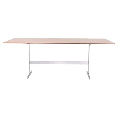 Pre-owned Cappellini Simplon Dining Rectangular Table By Jasper Morrison For  In Brown