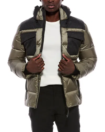 Capranea Gervas Down Coat In Green