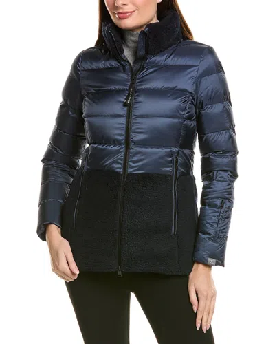 Capranea La Fola Wool-blend Jacket In Blue