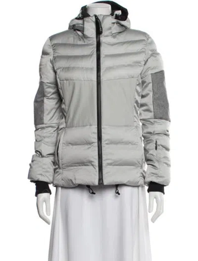Pre-owned Capranea Nylon Coat In Gray