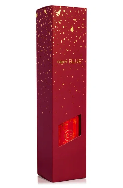 Capri Blue Apple Cider Social Glimmer Reed Diffuser In Red