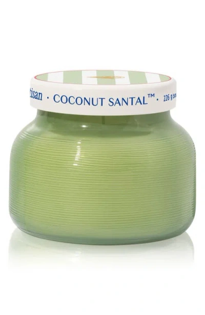 Capri Blue Artisan Petite Candle In Green