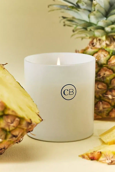 Capri Blue Coastal Nautical Boxed Glass Candle In White