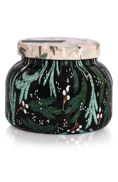Capri Blue Crystal Pine Print Play Signature Jar Candle