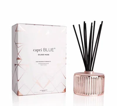 Capri Blue Fragranced Reed Diffuser In Pink In Multi