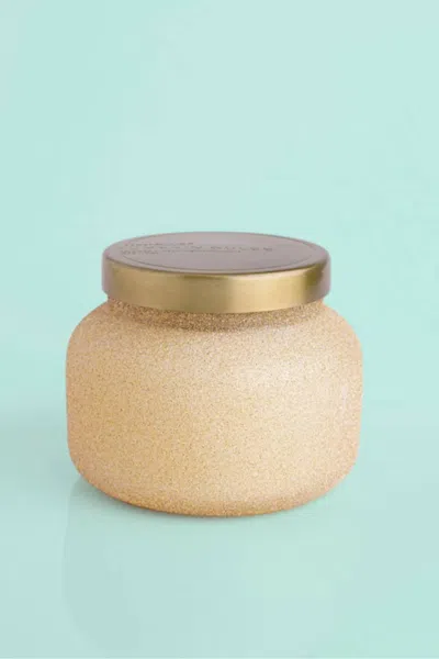 Capri Blue Glam Pumpkin Dulce Scented Candle In A Jar- 19oz In Gold