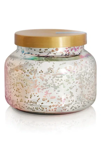 Capri Blue Coconut Santal Mercury Iridescent Signature Jar Candle In Volcano