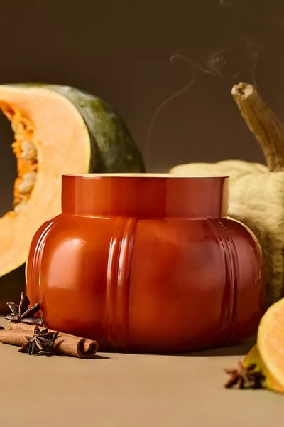 Capri Blue Pumpkin Clove Glass Jar Candle In Multi