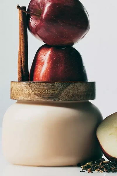 Capri Blue Spiced Cider Matte Jar Candle In Red